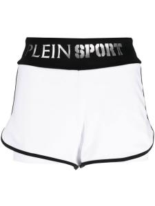 Спортивные шорты с логотипом Plein Sport, белый