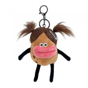 Подвеска-кукла плюш Confused Potato Girl Ugly Cute высотой 13 см 77 SEVEN DREAM