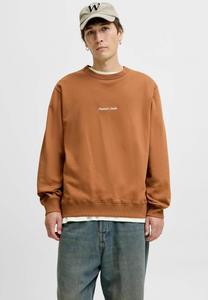 Толстовка Jack & Jones JORNORREBRO EMB CREW, Argan Oil/Brown