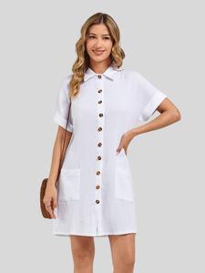 Платье-рубашка LapaPlus, белый