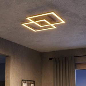 Светодиодный потолочный светильник Eglo Lomaltas-Z, сталь / пластик - черный / декор под дуб