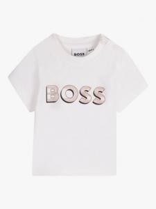 Футболка с логотипом boss baby HUGO BOSS, цвет Cookie