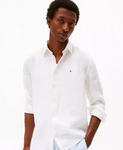 Мужская рубашка на пуговицах с длинными рукавами Tommy Hilfiger, белый