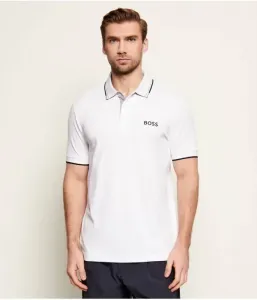 Поло Пио 2 regular fit Boss Green, белый
