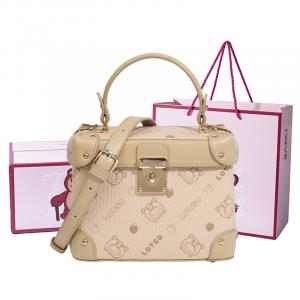 Disney Сумка через плечо из ПВХ серии "Клубничный мишка", Milk Tea[Lotso Box+Shopping Bag]