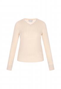 Usha Свитер 'Casual' в цвете экрю