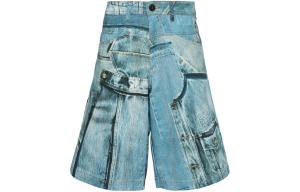 VERSACE JEANS COUTURE Джинсовые шорты мужские синие SS24