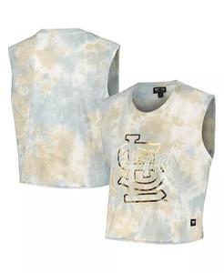 Женская белая майка-топ St. Louis Cardinals Washed Muscle The Wild Collective