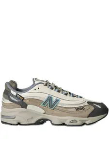 Кеды 1000 из замши и кордуры New Balance, бежевый