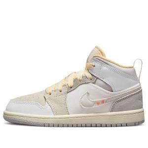 Кроссовки 1 mid se craft Air Jordan, белый