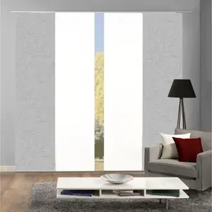 ИДЕИ ДЛЯ ДОМАШНЕЙ ЖИЗНИ Раздвижные шторы «PIVE SET OF 4», (4 шт.), набор раздвижных штор с цифровой печатью из 4 шт. PIVE Home Wohnideen, цвет silberfarben