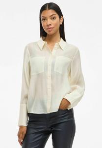 Блуза VILA Button-down blouse, Birch/White