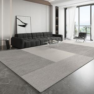 Budis Ковер 240х400 см для гостиной/спальни, Nordic, утолщенный, не требует ухода, петлевой ворс, Gray Castle 02
