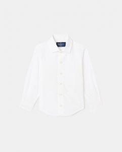 Торжественная рубашка для мальчика из поплина Hackett, белый