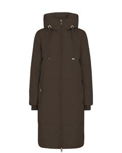 Пуховое пальто SQUARE COAT Mos Mosh, темно-коричневый