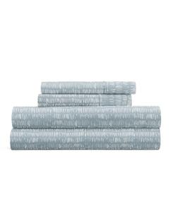 Комплект постельного белья Soft Lines из 4 предметов, размер California King ienjoy Home, Sky Blue