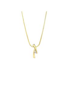 Lucardi Асимметричное колье из серебра 925 пробы