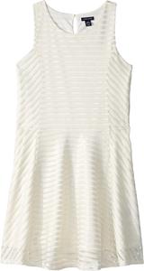 Прозрачное платье в полоску Tommy Hilfiger для девочек, Whisper White
