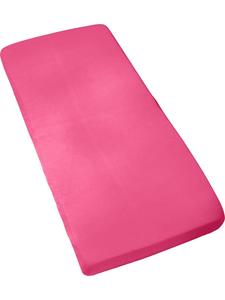 Erwin Müller Детская простыня на резинке из трикотажа Murnau, розового цвета