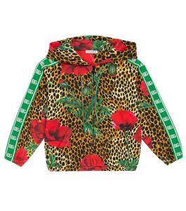 Худи из хлопка с принтом Dolce&Gabbana, разноцветный