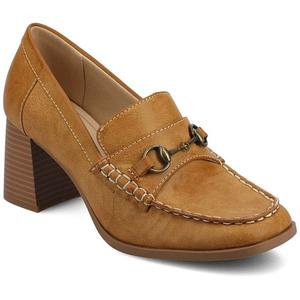 Туфли-лодочки Aisha на квадратном каблуке Journee, Tan