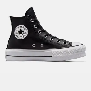 Женские повседневные кеды Converse Chuck Taylor All Star Lift Clean Platform High Leather, черный
