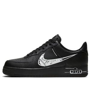 Кроссовки air force 1 низкие Nike, черный