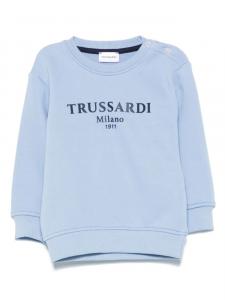 Толстовка с логотипом TRUSSARDI JUNIOR, синий