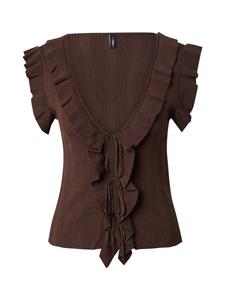 Вязаный кардиган ONLY ONLNelly, коричневый