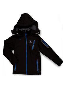 Черная куртка софтшелл Peak Mountain