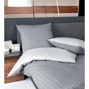 Постельное белье Janine «TANGO20020 16 155x200, 80x80», на молнии, цвет silberfarben