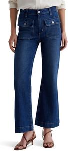 Джинсы AG Jeans Bonnie Mid-Rise Relaxed Flare in Shallow, цвет Shallow