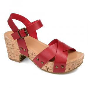 Платформенные сандалии Valentina Journee, red