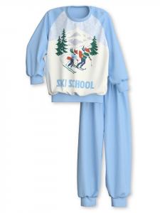 Calida Пижама в клетку синего цвета