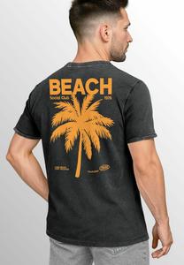 Футболка Neverless VINTAGE, Orange/Schwarz/Orange