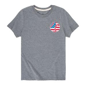 Бейсбольная футболка с флагом США для мальчиков 8–20 лет Licensed Character