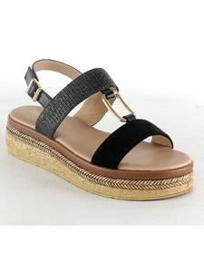 Сандалии на плоской подошве Sixth Sens, черный