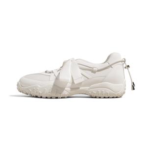 Туфли Мэри Джейн на платформе женские KODI, Beige-Height-Increasing Version 7Cm