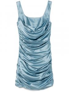 Мини-платье Giuseppe Di Morabito с эффектом капюшона, синий