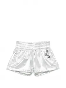 Металлические шорты John Richmond Junior, серебряный