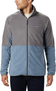 Мужская флисовая куртка Columbia Basin Trail на молнии, Mountain/City Grey
