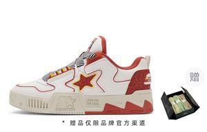 Кроссовки STARTER Skateboarding Shoes Men Low-top White/Red, белый/красный