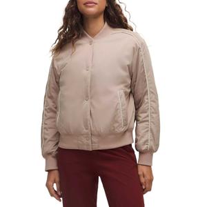 Пуховик Women's Lululemon, бежевый/светло-белый