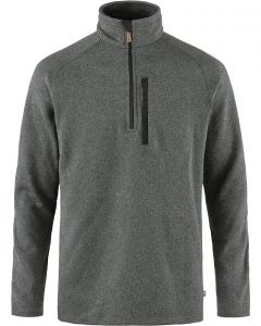 Куртка Fjällräven Övik Fleece 1/2 Zip, цвет Dark Grey