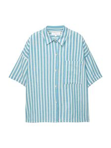 Блуза Pull&Bear, светло-голубой