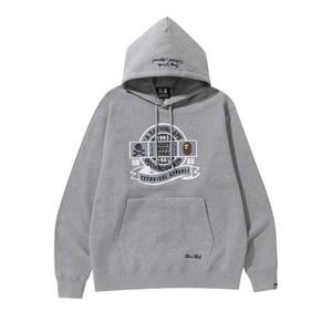Худи BAPE x Neighborhood Relaxed Fit Pullover Hoodie, Grey