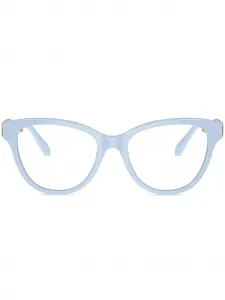Очки в оправе 'кошачий глаз' с кристаллами Swarovski, синий