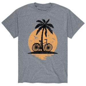 Мужская велосипедная футболка Sunset Palm Tree Licensed Character