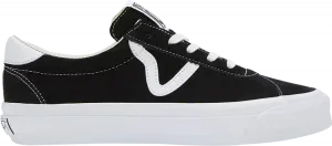 Кроссовки Sport 73 LX 'Pig Suede - Black White', черный