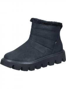 Женские ботинки Rieker стеганые кожаные, черный